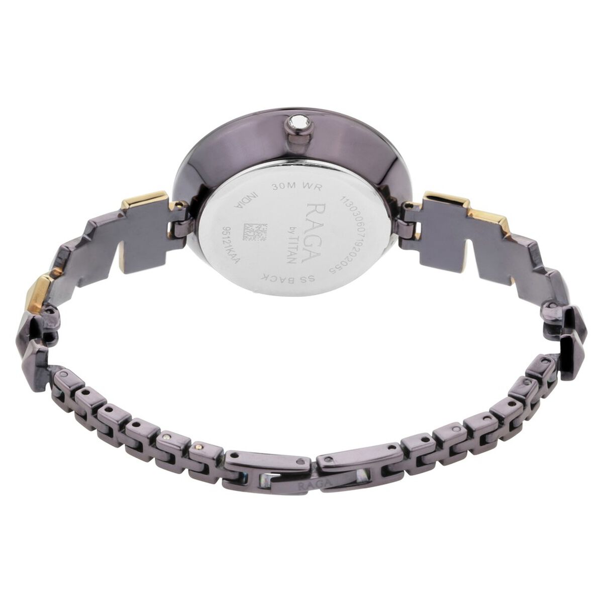 Titan Raga Facets Brown Dial Bicolour Steel Strap Women's Watch 95121KM01 - view 6