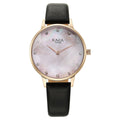Titan Raga Showstopper Mother Of Pearl Dial Black Leather Strap Women's Watch 95274WL01 - view 1