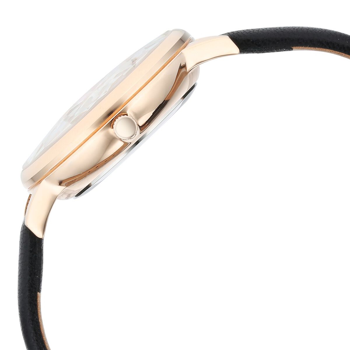 Titan Raga Showstopper Mother Of Pearl Dial Black Leather Strap Women's Watch 95274WL01 - view 4