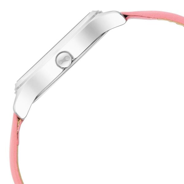 Fastrack Stunners Pink Dial Pink Leather Strap Women's Watch NR6280SL01 - view 4