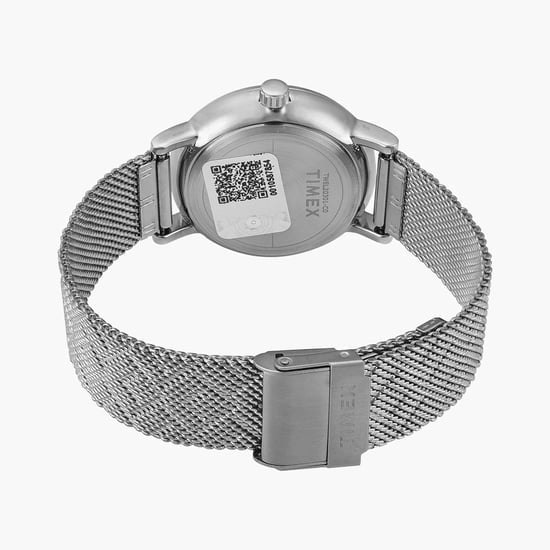 Timex Blue Dial Silver Stainless Steel Strap Women's Watch TWEL20301 - view 2
