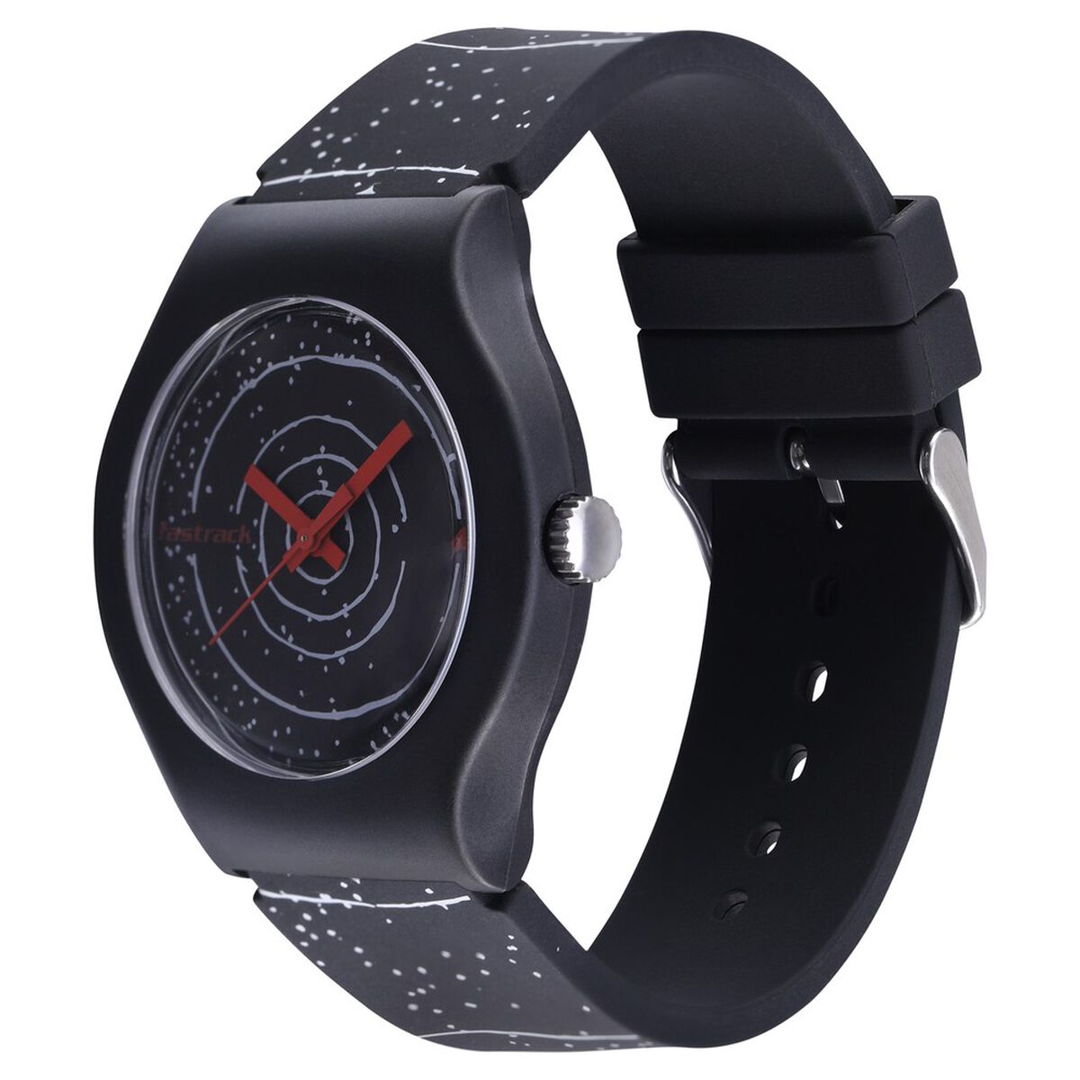 Fastrack Space Rover Black Dial Black Silicone Strap Kids' Watch 9915PP101 - view 3