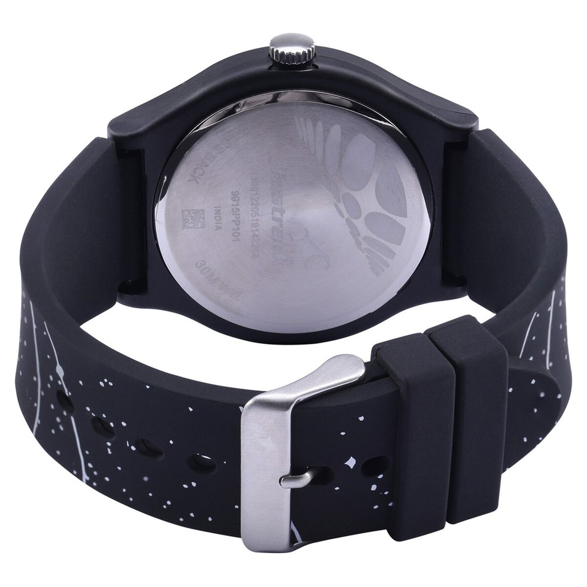 Fastrack Space Rover Black Dial Black Silicone Strap Kids' Watch 9915PP101 - view 5
