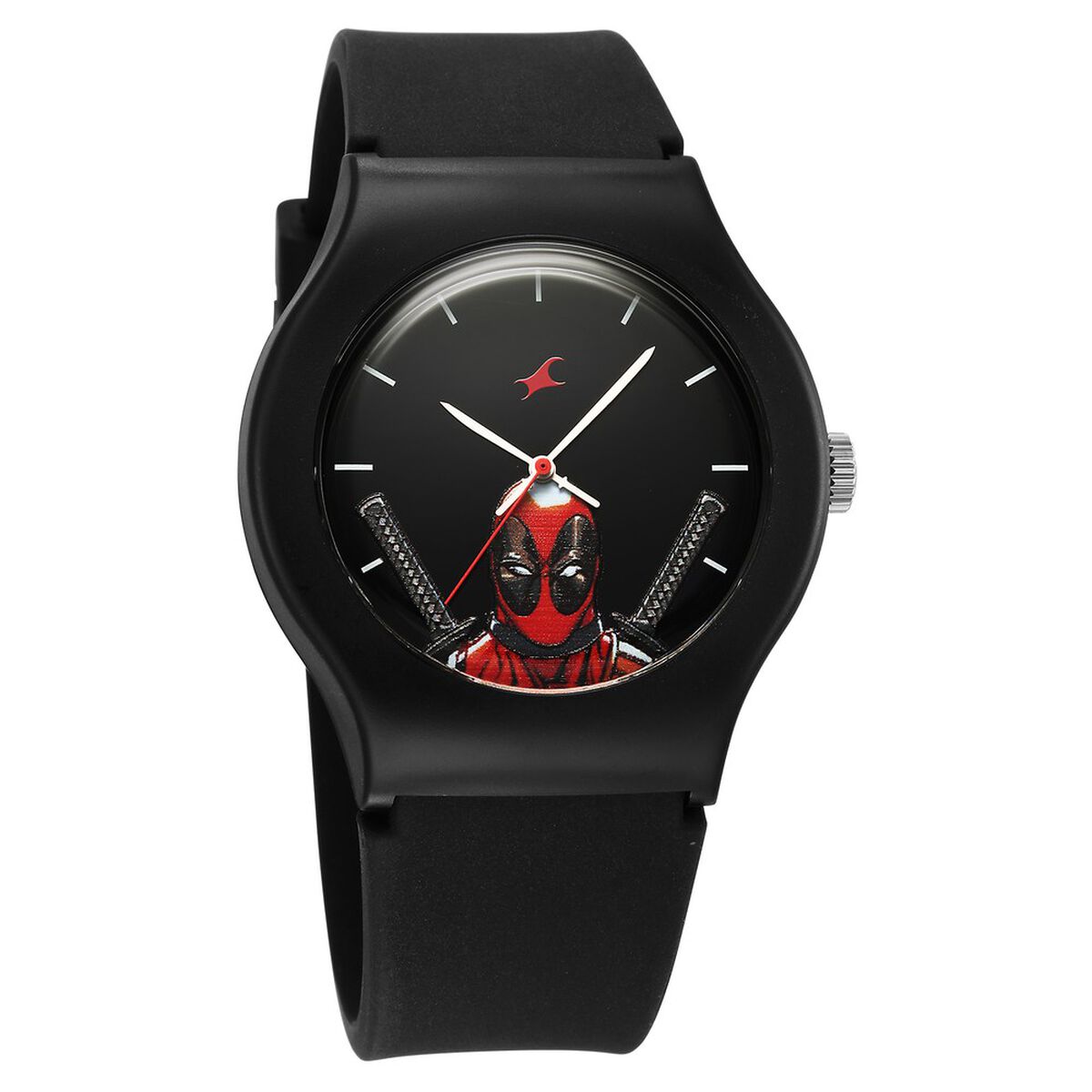 Fastrack Deadpool Wolverine Black Dial Black Silicone Strap Kids' Watch 9915PP103 - view 2