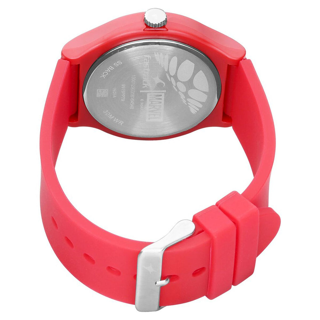Fastrack Deadpool Red & White Dial Red Silicone Strap Watch 9915PP79 - view 4