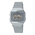 Casio Vintage Digital Stainless Steel Mesh Strap Unisex Watch A700WM-7A - view 1