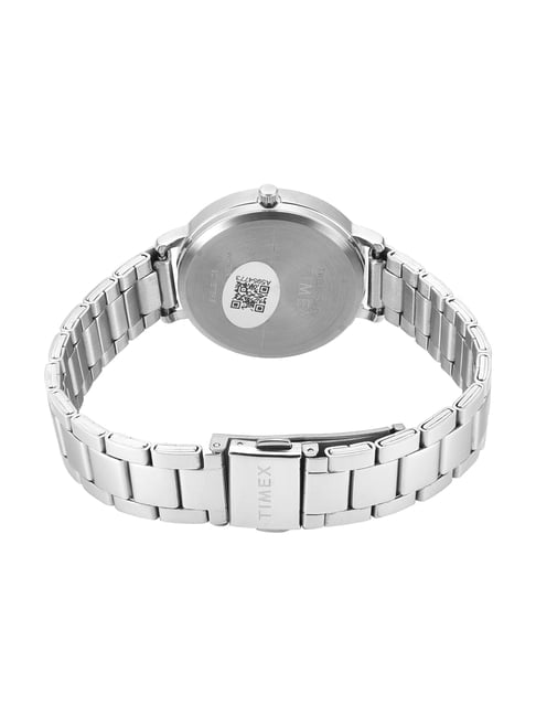 Timex Pink Dial Silver Stainless Steel Strap Women's Watch TWEL15824 - view 2