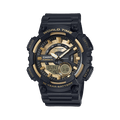 Casio Youth Gold Dial Black Resin Strap Men's Watch AEQ-110BW-9AV - view 1