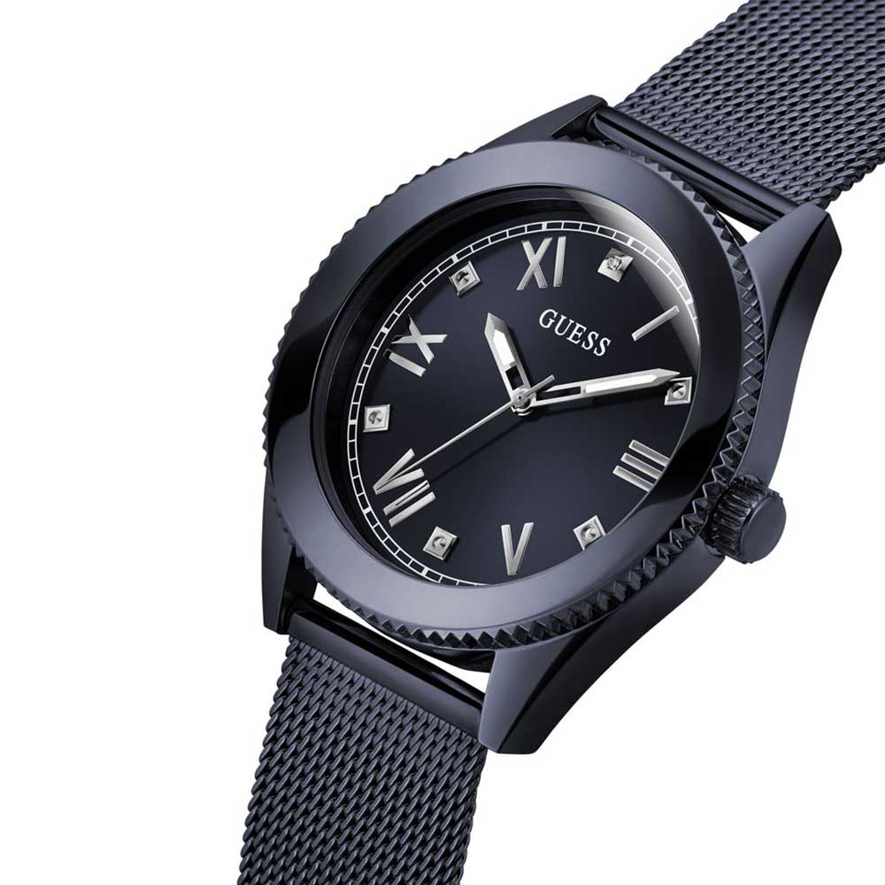Guess Noble Black Dial Blue Stainless Steel Strap Men's Watch GW0495G3 - view 4