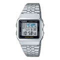 Casio Digital Stainless Steel Strap Unisex Watch A500WA-1 - view 1