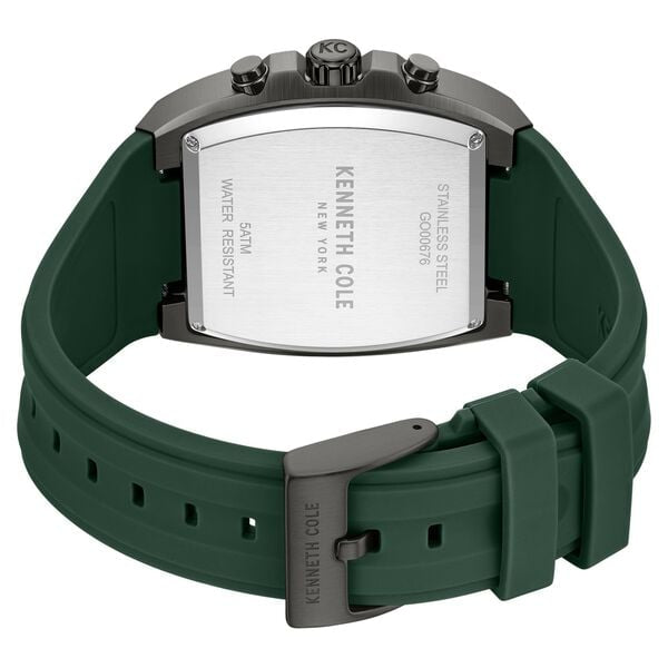 Kenneth Cole Multifunction Green Dial Green Silicone Strap Men's Watch KCWGO0067601MN - view 3