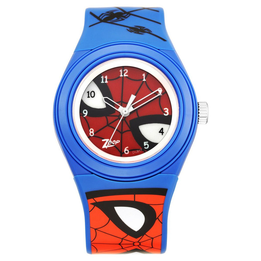 Zoop By Titan Marvel Spiderman Red Dial Blue Plastic Strap Kids' Watch C4048PP47 - view 2