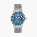 Timex Blue Dial Silver Stainless Steel Strap Women's Watch TWEL20301 - view 1