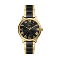Fossil Gilmore Ceramic Black Dial Gold-Tone and Black Ceramic Strap Women's Watch CE1132 - view 1