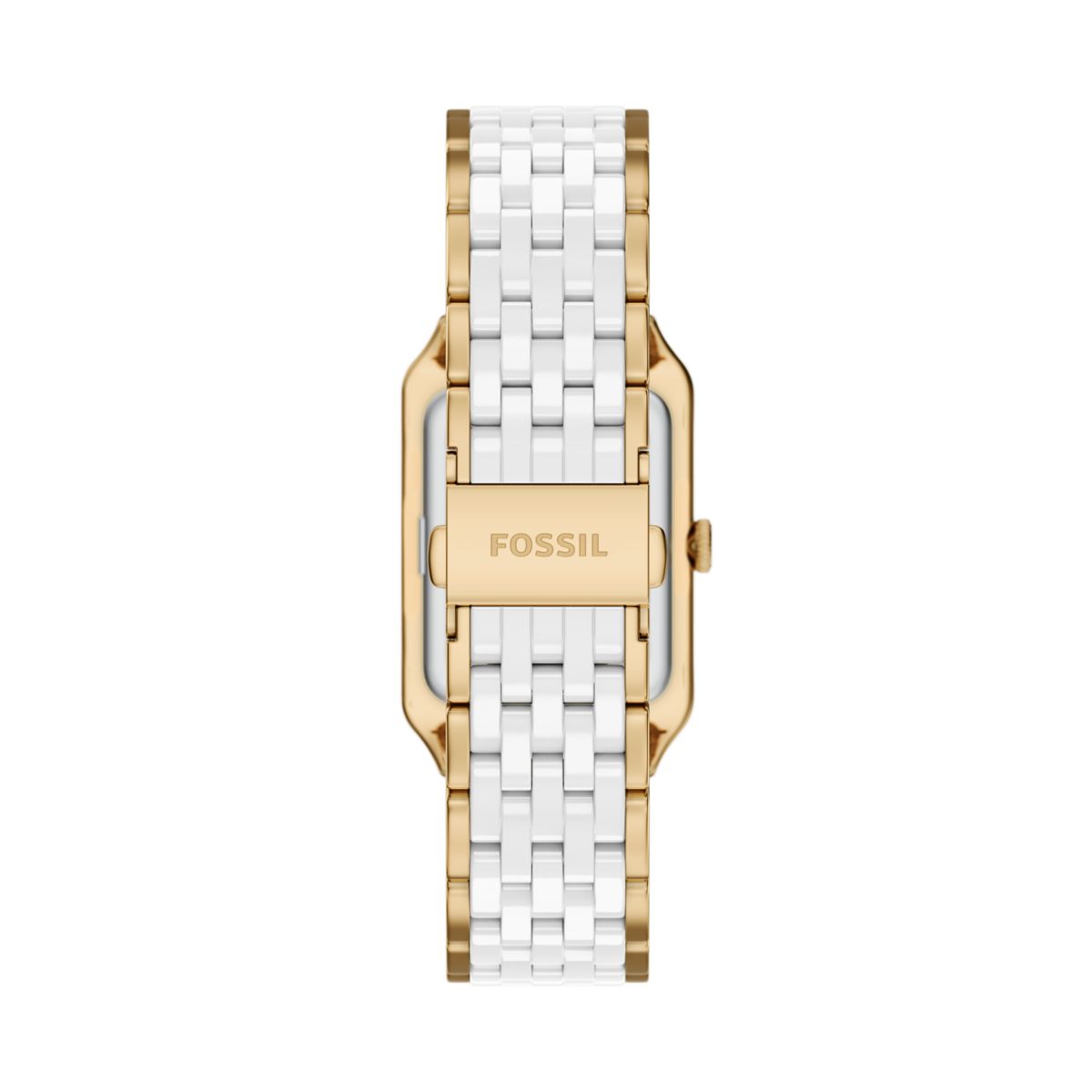 Fossil Raquel Ceramic White Dial Gold-Tone and White Ceramic Strap Women's Watch CE1136 - view 2