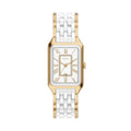Fossil Raquel Ceramic White Dial Gold-Tone and White Ceramic Strap Women's Watch CE1136 - view 1