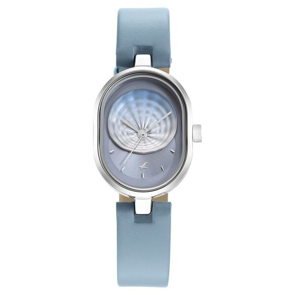 Fastrack Uptown Retreat Blue Dial Blue Leather Strap Women's Watch - view 1