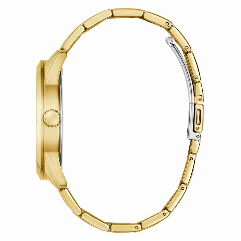 Guess Blue Dial Gold-Tone Stainless Steel Strap Men's Watch GW0893G5 - view 2