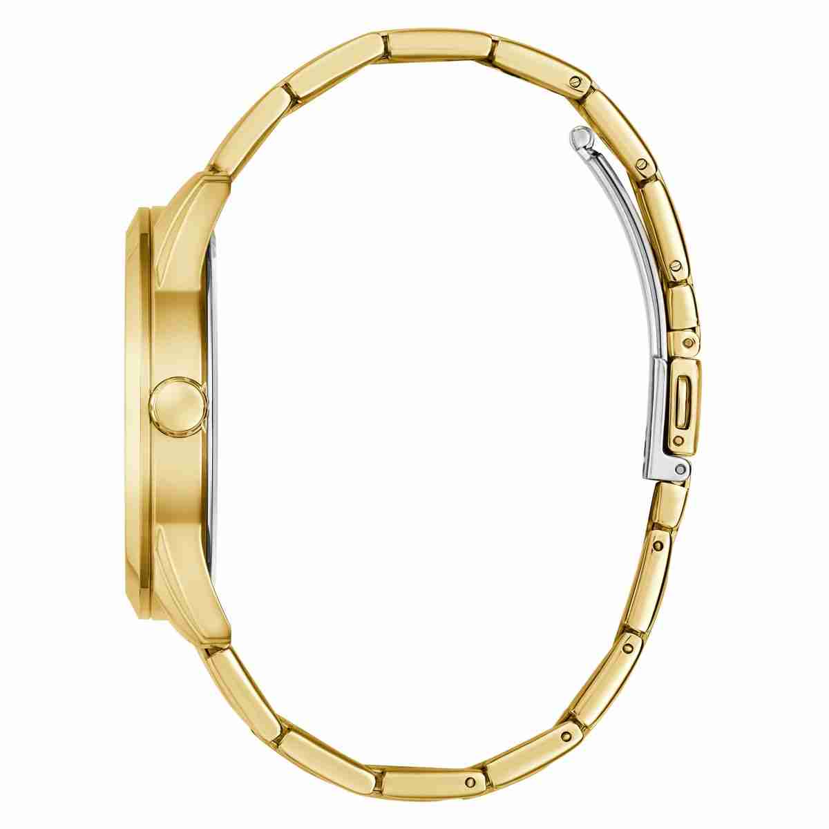 Guess Blue Dial Gold-Tone Stainless Steel Strap Men's Watch GW0893G5 - view 2