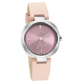 Fastrack Stunners Pink Dial Pink Leather Strap Women's Watch - view 1