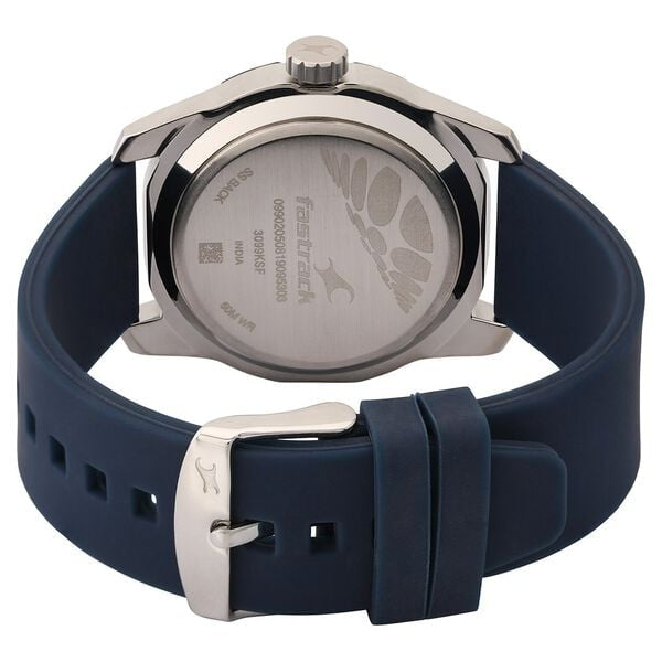 Fastrack Blue Dial Blue Plastic Strap Men's Watch - view 5