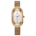 Fastrack Vyb Mirage Silver Dial Rose Gold Stainless Steel Strap Women's Watch FV60095WM01 - view 1