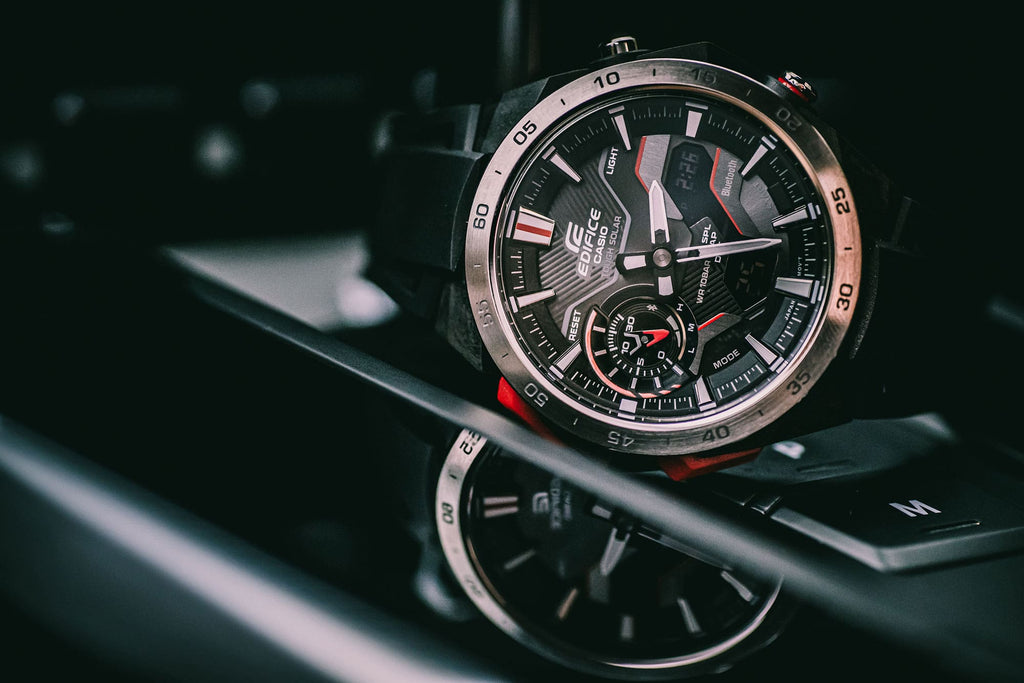 Casio Edifice Windflow Black Dial Resin Strap Solar Bluetooth Men's Watch ECB-2200P-1A - view 5