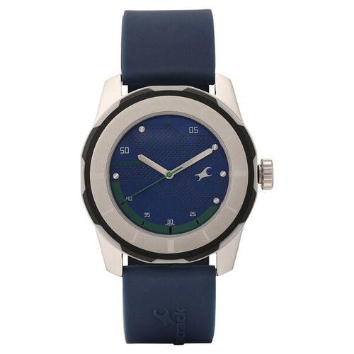 Fastrack Blue Dial Blue Plastic Strap Men's Watch - view 2