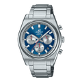 Casio Edifice Chronograph Blue Dial Silver Stainless Steel Strap Men's Watch EFB-730D-2AV - view 1