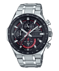 Casio Edifice Solar Chronograph Black Dial Silver Stainless Steel Strap Men's Watch EQS-920DB-1AV - view 1