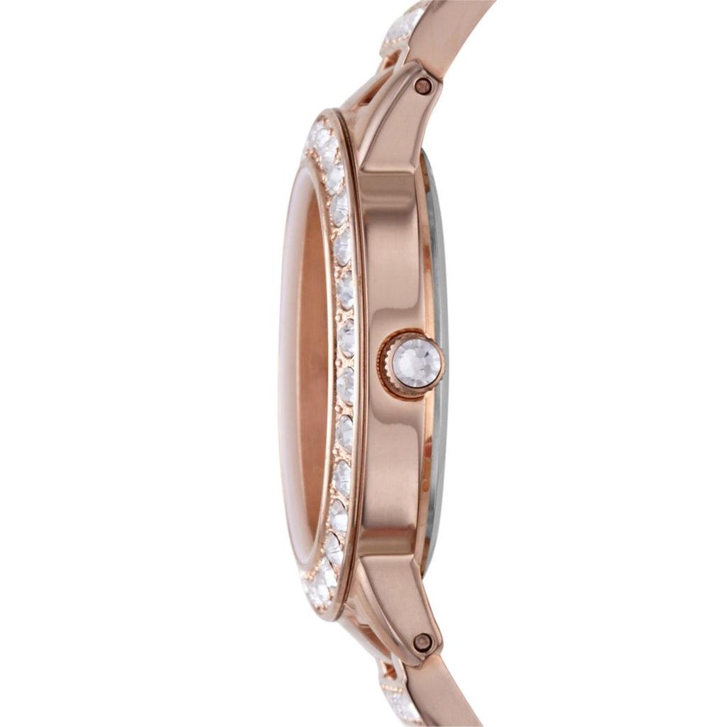 Fossil Jesse Rose Gold Dial Rose Gold-Tone Stainless Steel Strap Women's Watch ES3020 - view 3