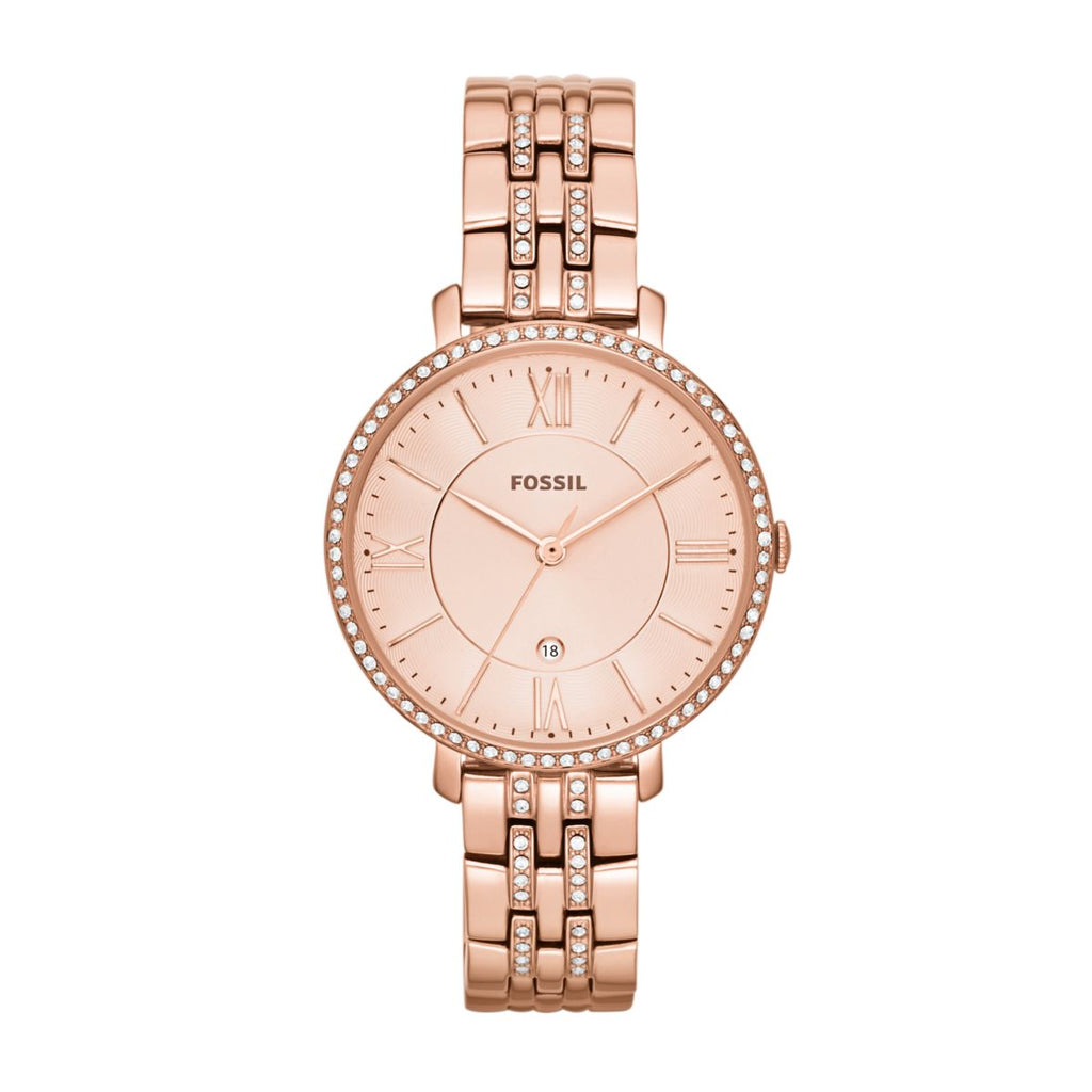 Fossil Jacqueline Rose Gold-Tone Stainless Steel Women's Watch ES3546 - view 1