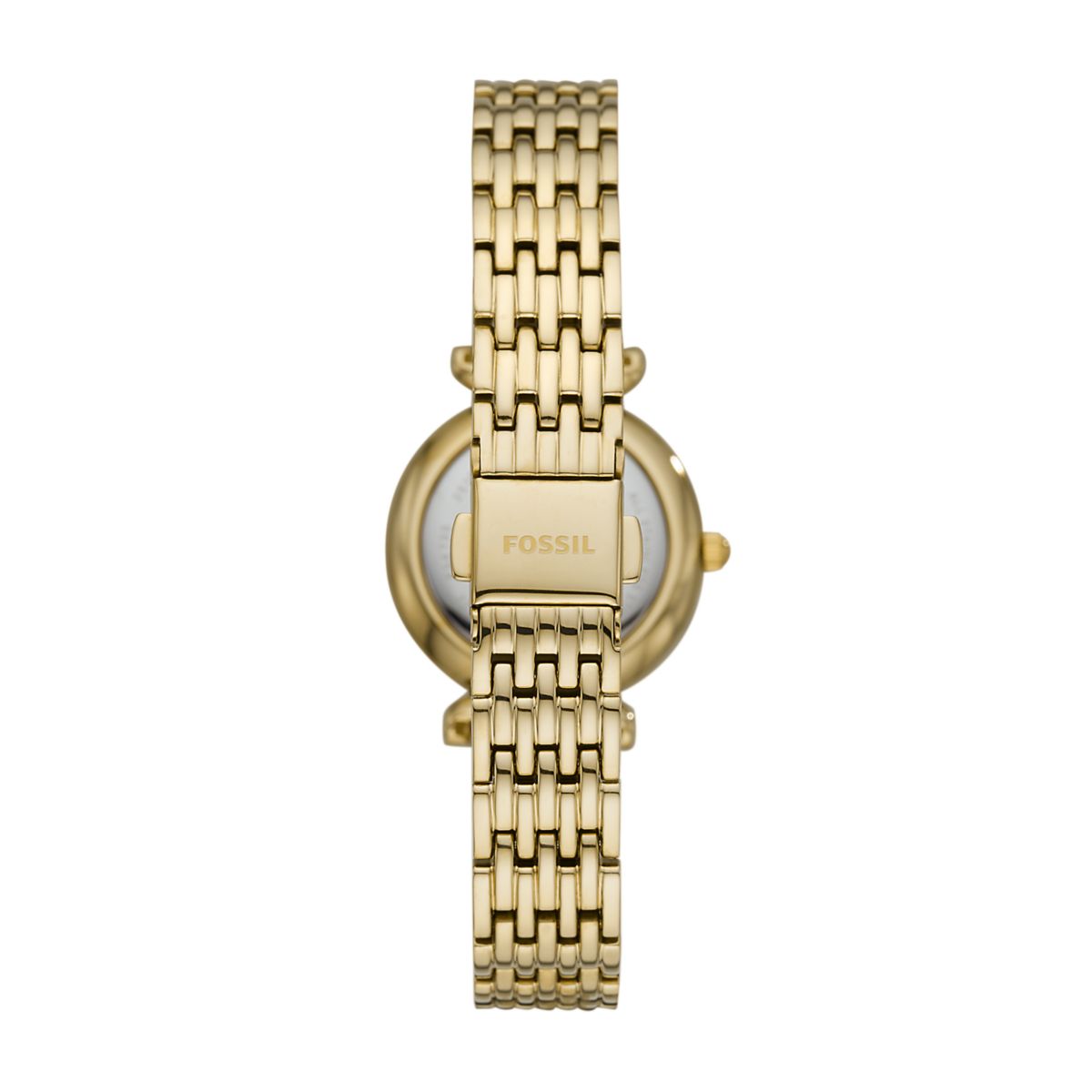Fossil Carlie Mini Mother-of-Pearl Dial Gold-Tone Stainless Steel Women's Watch ES4735 - view 2