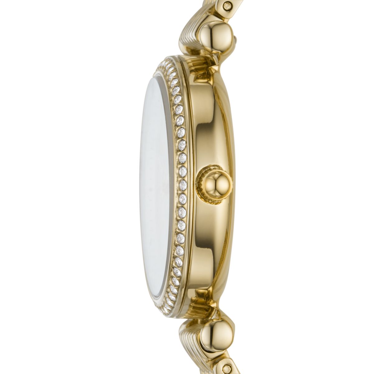 Fossil Carlie Mini Mother-of-Pearl Dial Gold-Tone Stainless Steel Women's Watch ES4735 - view 3