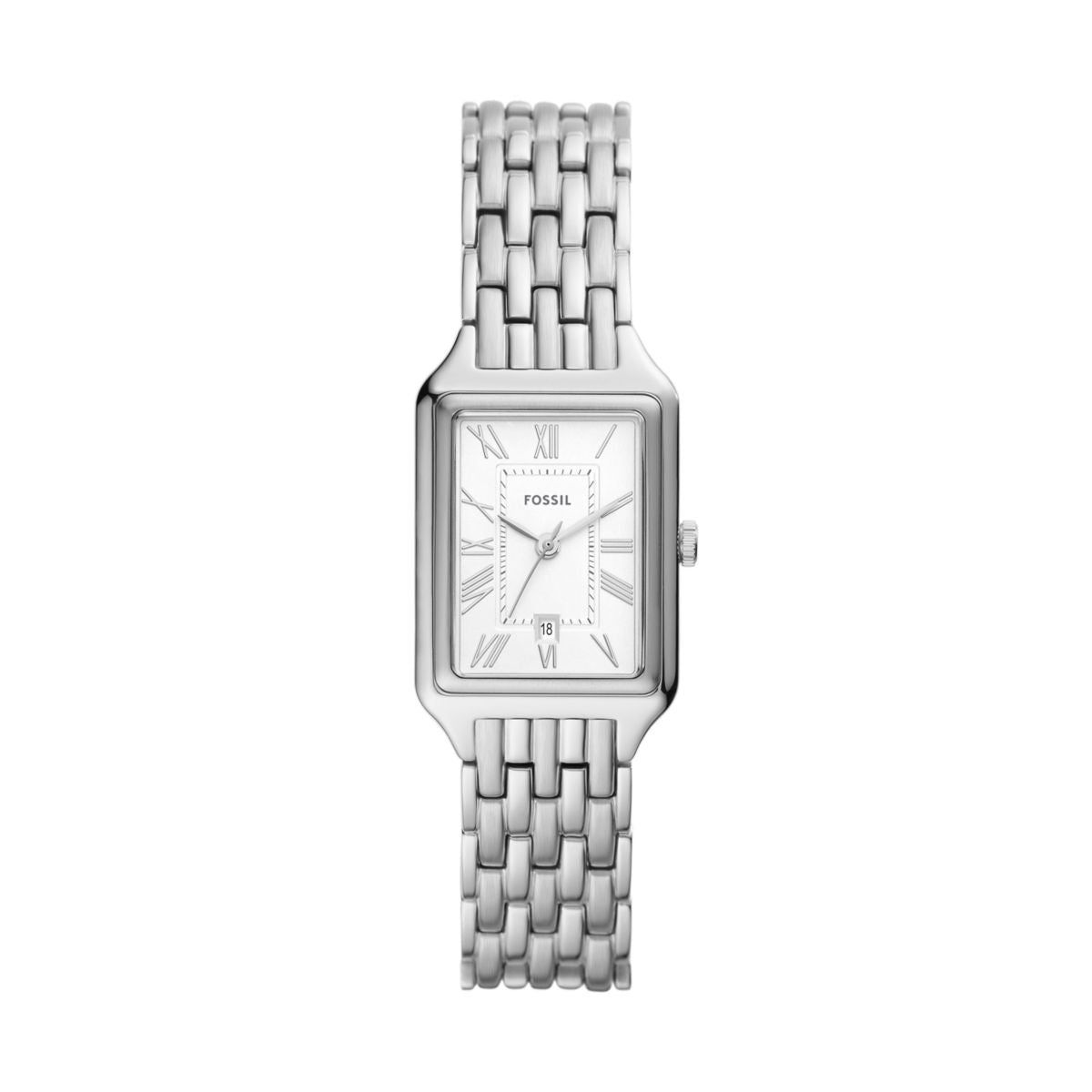 Fossil Raquel Silver Dial Stainless Steel Strap Women's Watch ES5221 - view 1