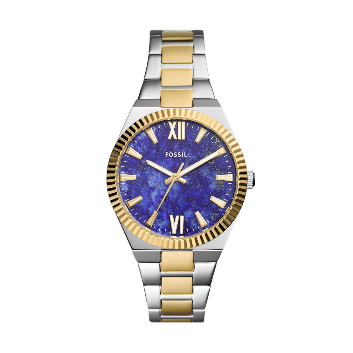 Fossil Scarlette Blue Lapis Dial Two-Tone Stainless Steel Strap Women's Watch ES5332 - view 1