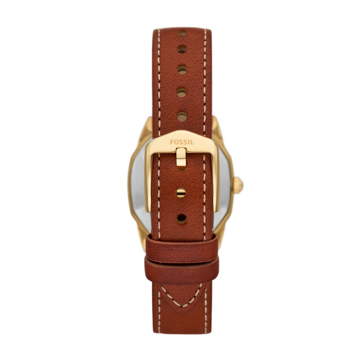 Fossil Harlow Cream Dial Medium Brown Leather Strap Women's Watch ES5364 - view 2