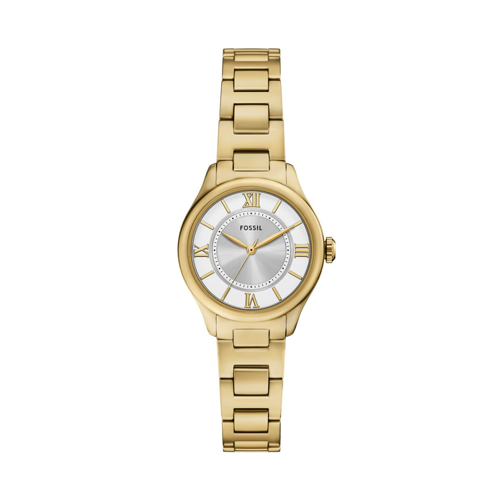 Fossil Gilmore Silver Dial Gold-Tone Stainless Steel Strap Women's Watch ES5421 - view 1