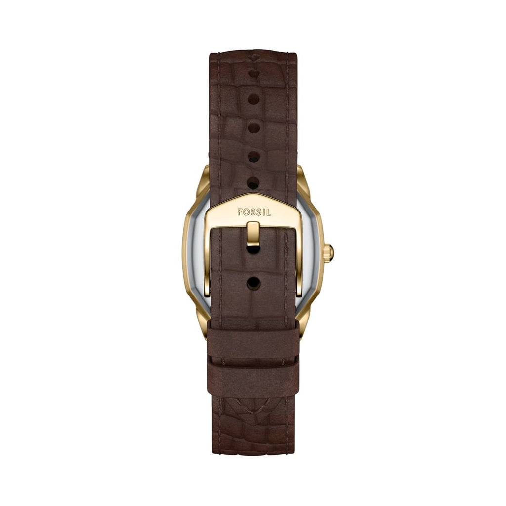 Fossil Harlow Cream Dial Brown Croco Leather Strap Women's Watch ES5426 - view 2