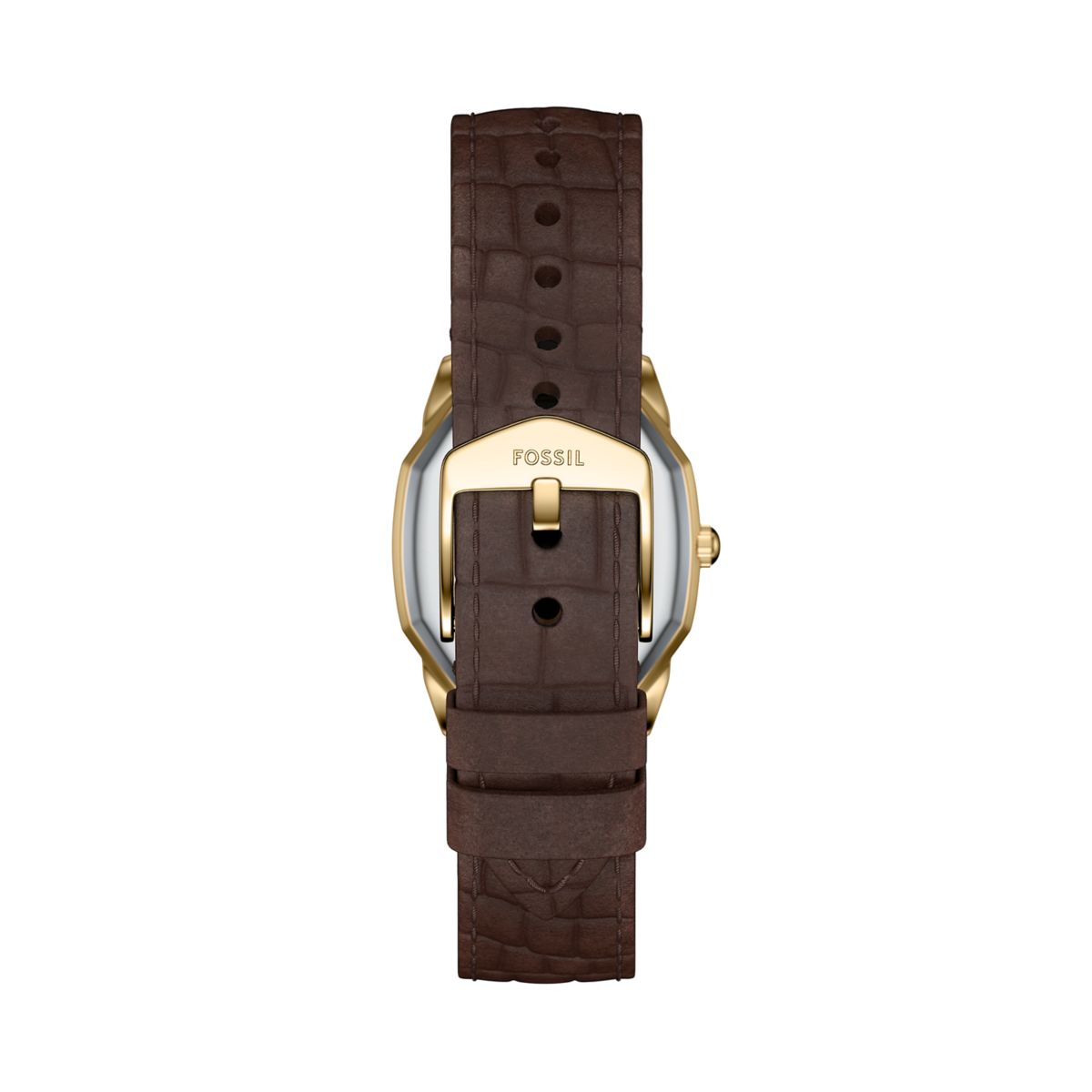 Fossil Harlow Cream Dial Brown Croco Leather Strap Women's Watch ES5426 - view 2