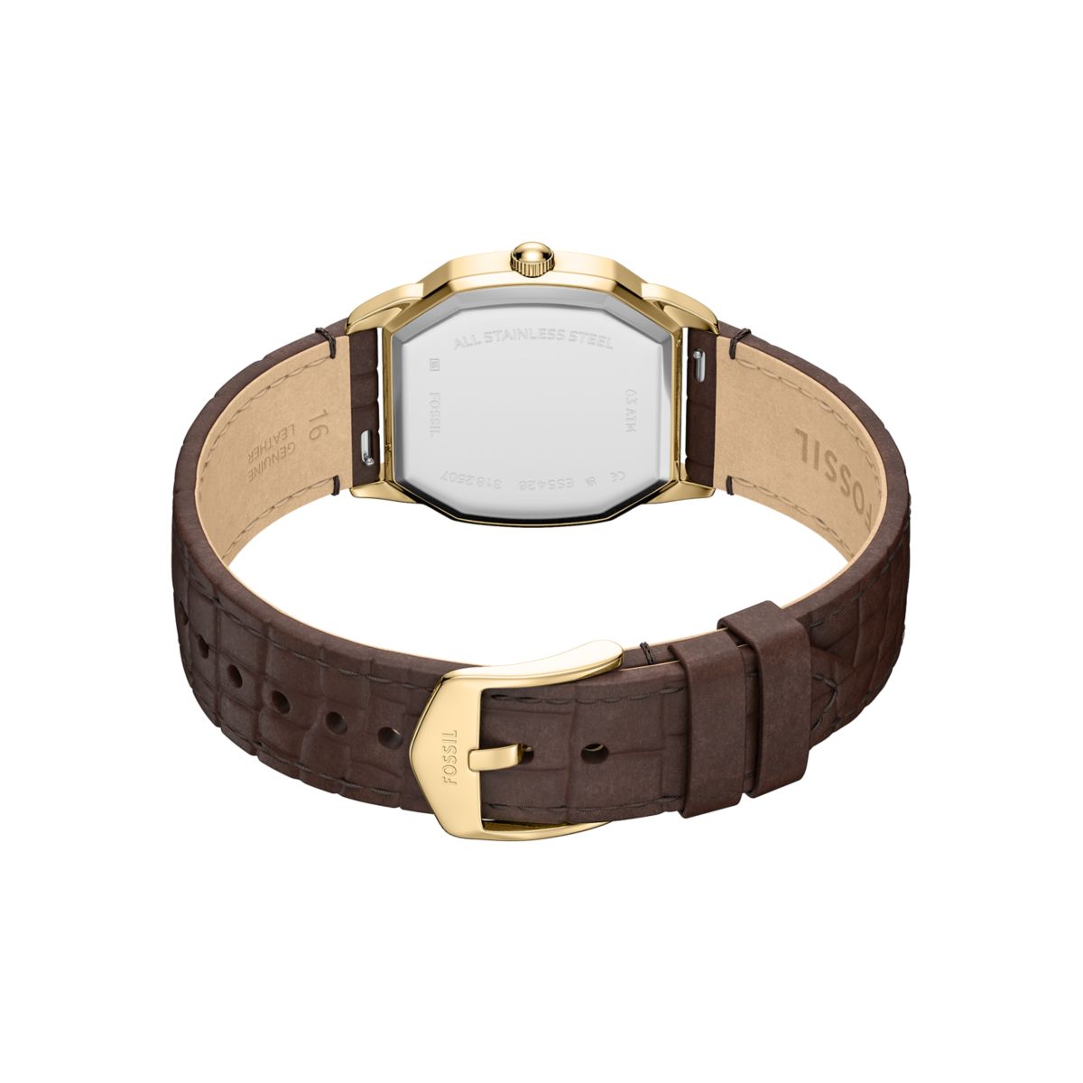 Fossil Harlow Cream Dial Brown Croco Leather Strap Women's Watch ES5426 - view 5