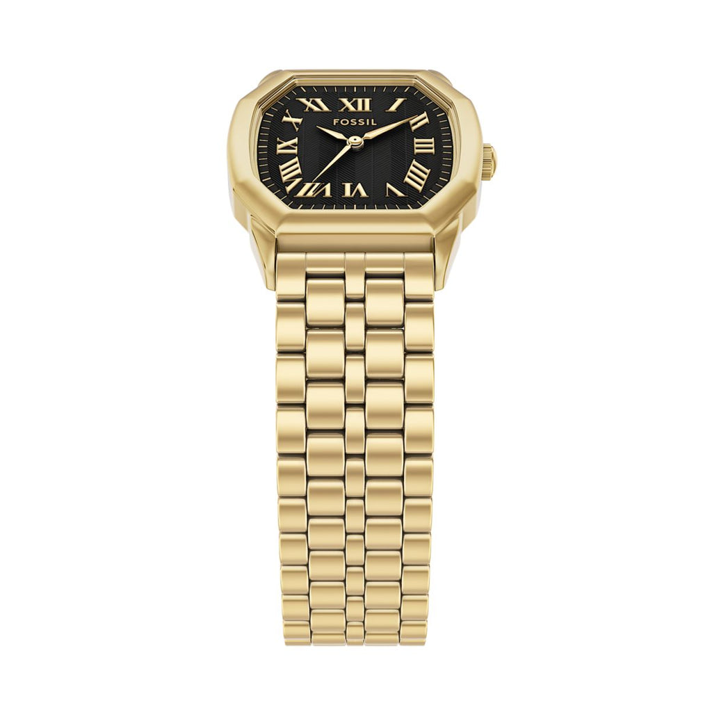 Fossil Harlow Black Dial Gold-Tone Stainless Steel Strap Women's Watch ES5433 - view 4