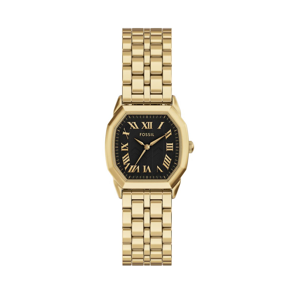 Fossil Harlow Black Dial Gold-Tone Stainless Steel Strap Women's Watch ES5433 - view 1