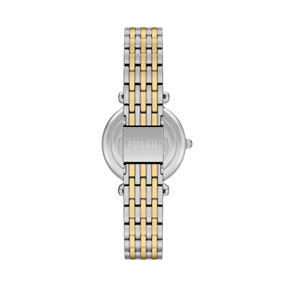 Fossil Carlie Mini Blue Dial Two-Tone Stainless Steel Strap Women's Watch ES5438 - view 2