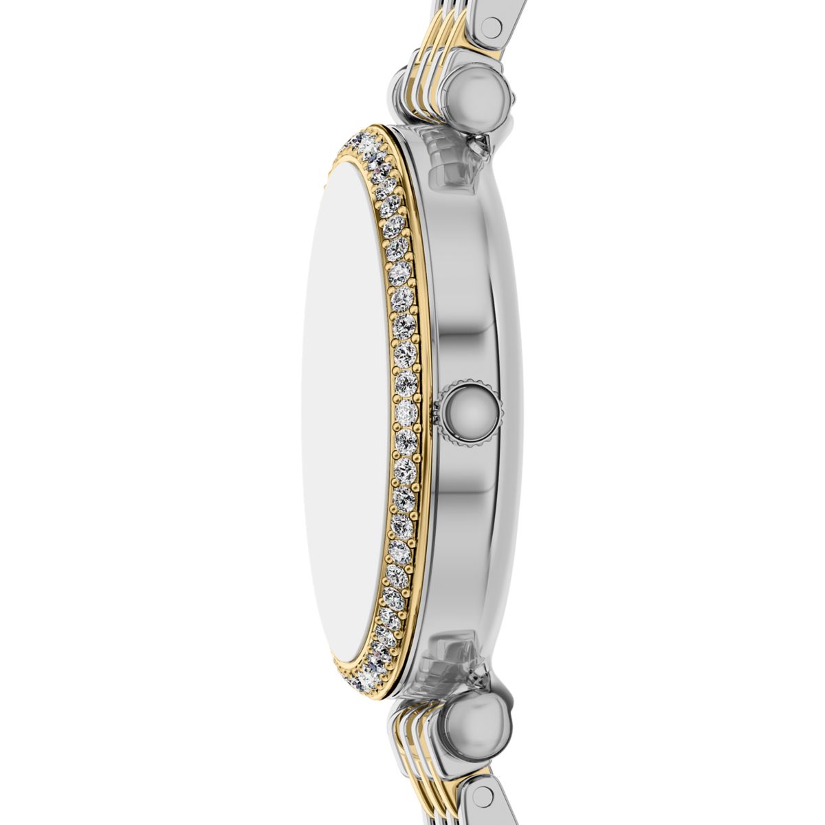 Fossil Carlie Mini Blue Dial Two-Tone Stainless Steel Strap Women's Watch ES5438 - view 3