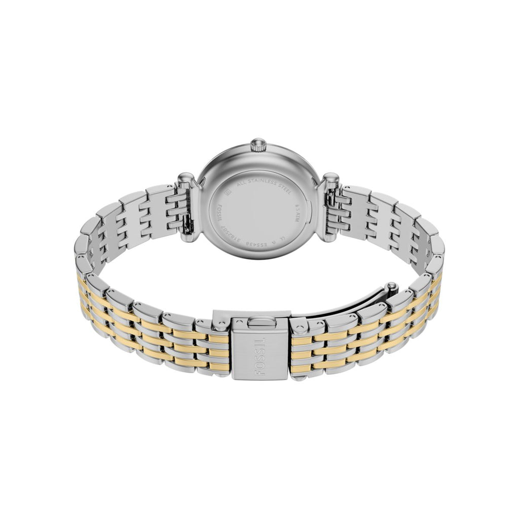Fossil Carlie Mini Blue Dial Two-Tone Stainless Steel Strap Women's Watch ES5438 - view 5