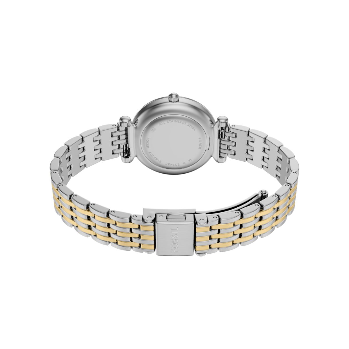 Fossil Carlie Mini Blue Dial Two-Tone Stainless Steel Strap Women's Watch ES5438 - view 5