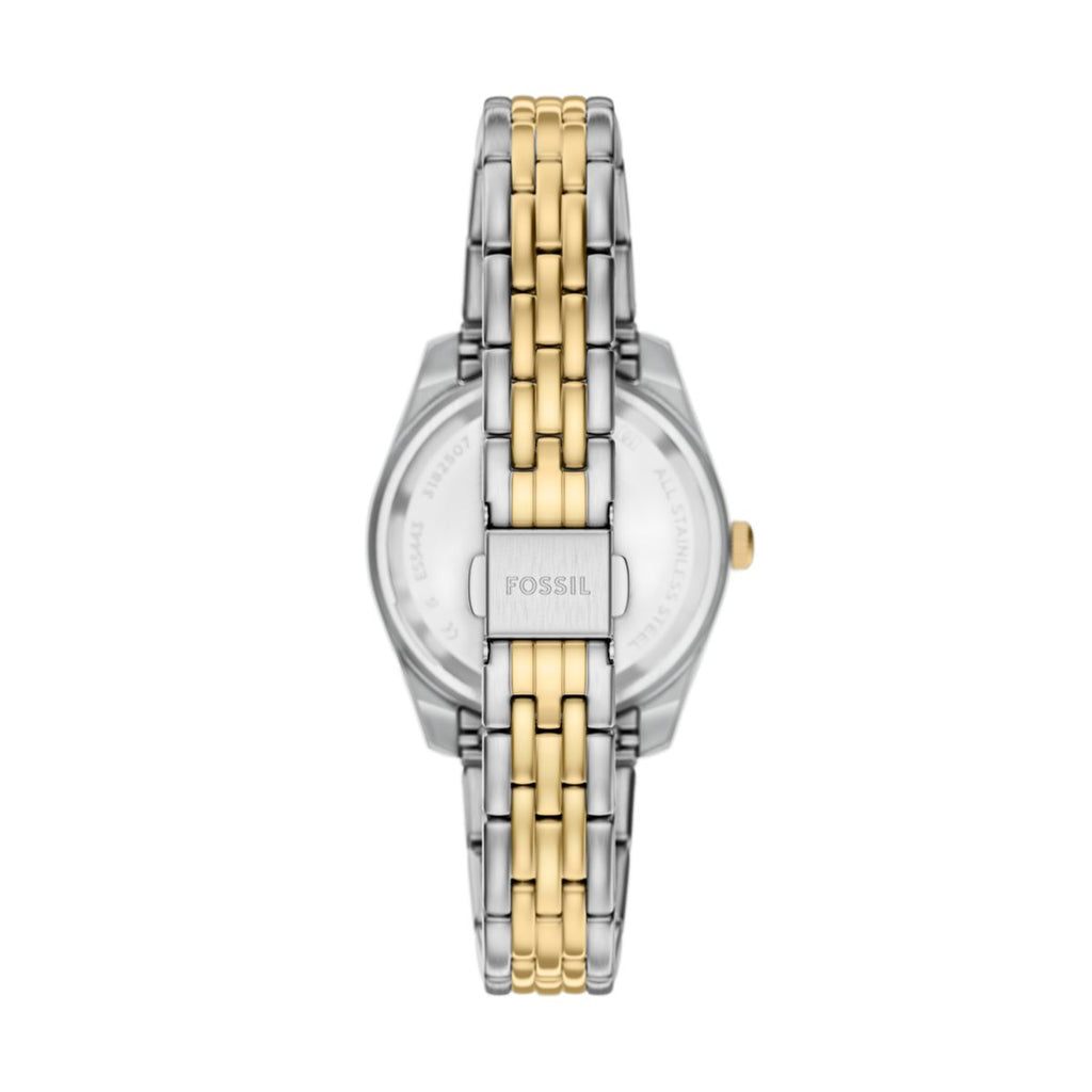 Fossil Scarlette Blue Dial Two-Tone Stainless Steel Strap Women's Watch ES5443 - view 2