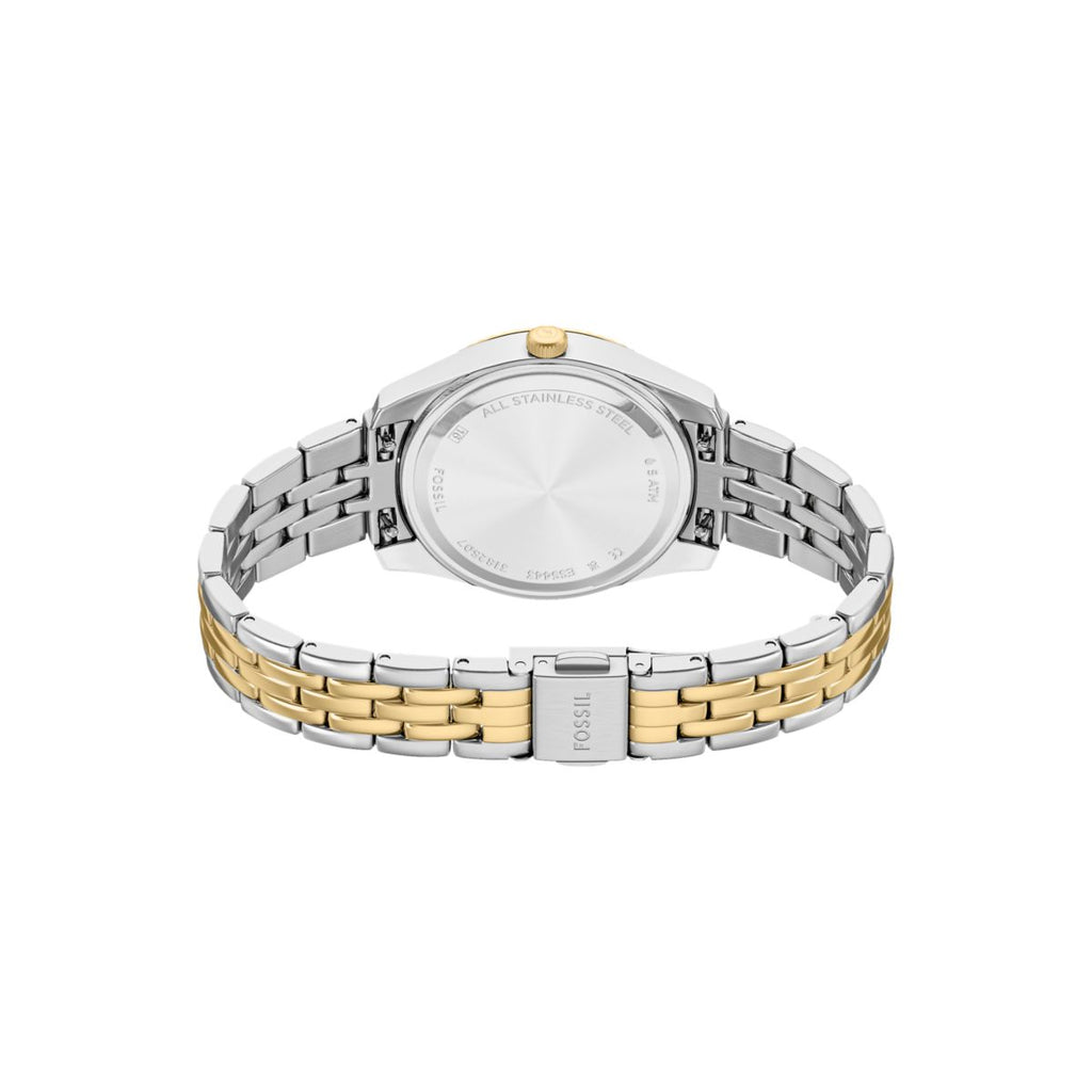 Fossil Scarlette Blue Dial Two-Tone Stainless Steel Strap Women's Watch ES5443 - view 5