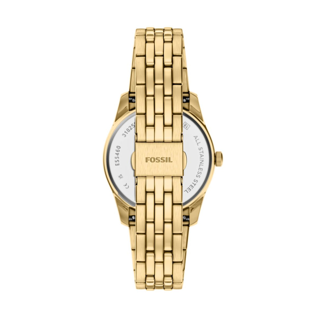 Fossil Scarlette Green Dial Gold-Tone Stainless Steel Strap Women's Watch ES5460 - view 2